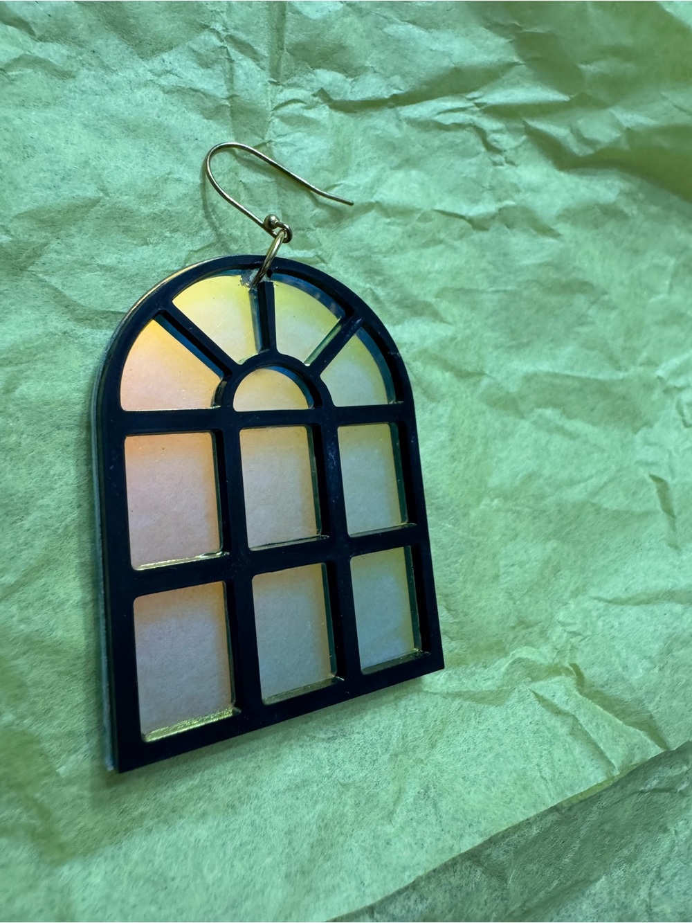 Gothic Window-Style Statement Earrings - Picture 6 of 13